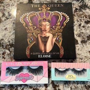 Eloise eyeshadow palette and two eye lashes bundle